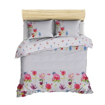 Set Funda Nórdica + 2 Fundas De Almohada 240x220 Multicolor Wellhome