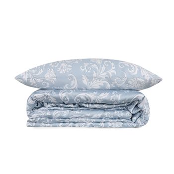 Set Funda Nórdica + 1 Funda De Almohada  Azul Blanco Wellhome