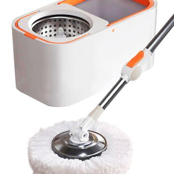 360 Spinning Mop Bucket Sistema De Limpieza Joybos