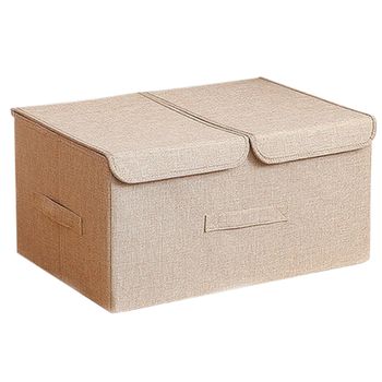 Cajas De Almacenaje 2 Unidades Tela Color Crema 50x30x25 Cm Vidaxl con  Ofertas en Carrefour