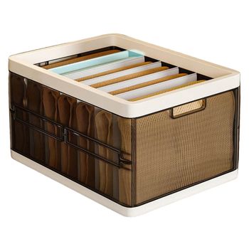 Cesta De Almacenaje Plástico Keeeper Fritz 30 X 20 X 13 Cm Transparente con  Ofertas en Carrefour