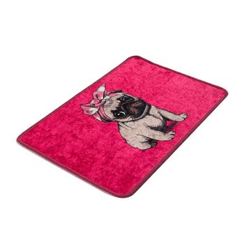 Alfombra De Baño Fucsia