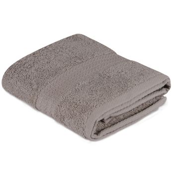 Toalla de baño algodón 500gr/m2 100x150 gris CASUAL SERVIETTE DE BAIN