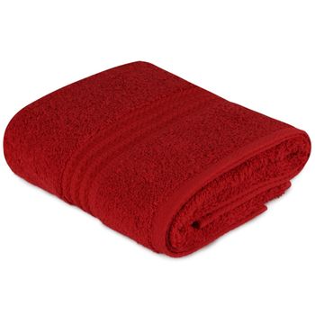 Toalla De Baño Algodón Rizo Americano 500 Gr/m2 - 100x150 Cm Rosa con  Ofertas en Carrefour