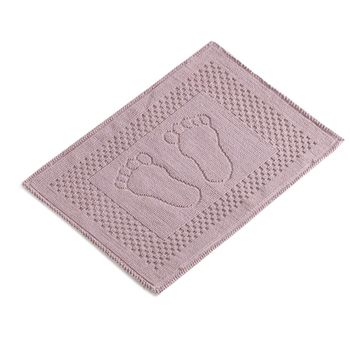 Alfombra De Baño 100% Algodón Antideslizante Basic 50x80cm Rosa con Ofertas  en Carrefour