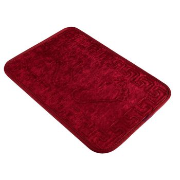 Alfombra De Baño Rojo