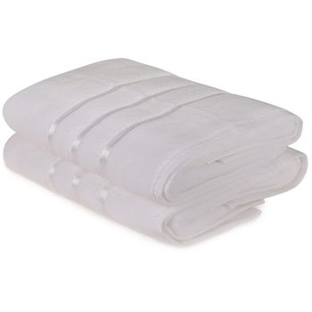 Pack De 6 Toallas De Baño Para Ducha Blancas 70x140 Cm 450gr De Algodón  Reciclado con Ofertas en Carrefour