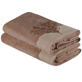 Juego Toallas Baño,100% Algodón,Rizo 450gr,3 Piezas Ducha  Sábana-Manos-Tocador, Cenefa Rombos Briebe ICA BASIC, Toalla de baño  y albornoz, Los mejores precios