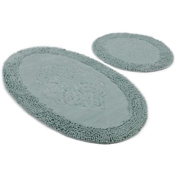 Set 2 Alfombras De Baño Visón Wellhome con Ofertas en Carrefour