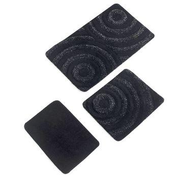 Setmat Set (3 Piezas) Negro