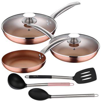 Pack De 3 Sartenes San Ignacio Ø16cm Ø20cm Ø24cm + Utensilio Multiusos Con  4 Moldes Intercambiables con Ofertas en Carrefour