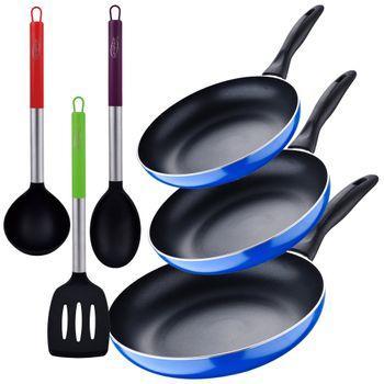 Set Cacerolas 20x8.5 Y 24x10.5 Cm Con Tapa, Acero Inoxidable, Aptas Para  Inducción, Con Juego 3 Utensilios De Cocina Nylon San Ignacio Vita con  Ofertas en Carrefour