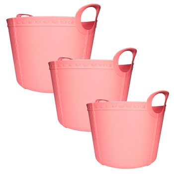 3x Life Story Cesto Craft 40l+25l+15l Light Rose