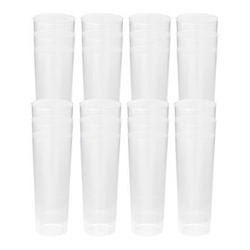 Pack De 24 Vasos Tubo Reutilizable 315ml