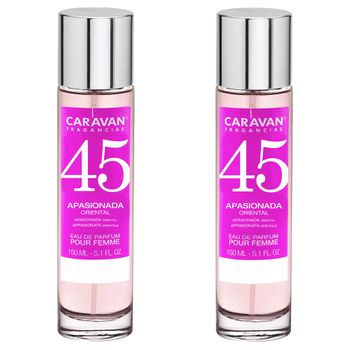 Set De 2 Caravan Perfume De Mujer Nº45 150 Ml