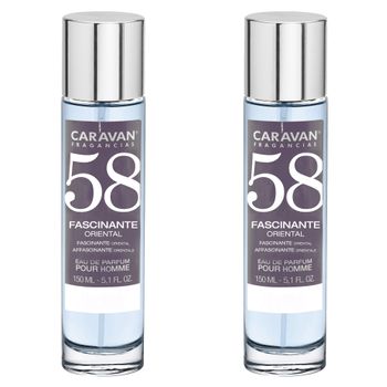 Set De 2 Caravan Perfume De Hombre Nº58 - 150ml.