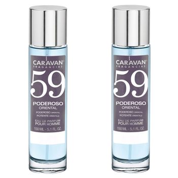 Set De 2 Caravan Perfume De Hombre Nº59 - 150ml.