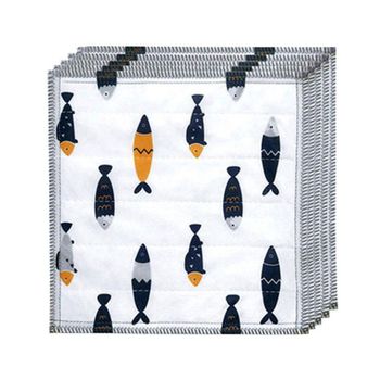 Paños Cocina Rizo, 12 Ud., 100% Algodón, 50x45cm, Multicolor Con Dibujo  Bordado, Juego Trapos Multicolor Briebe Pc12b con Ofertas en Carrefour