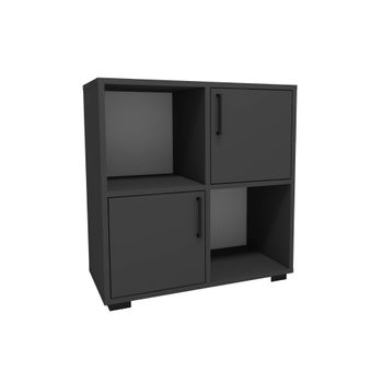 Librería Antracita 75x72x35 Wellhome