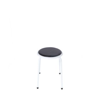 Taburete De Cocina Con Patas Metálicas Negro, 30,5x30,5x42,5 Wellhome