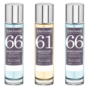 3x Caravan Perfume De Hombre (2)nº66 Nº61 - 150ml.