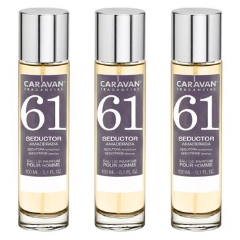 3x Caravan Perfume De Hombre Nº61 - 150ml.