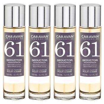 4x Caravan Perfume De Hombre Nº61 - 150ml.