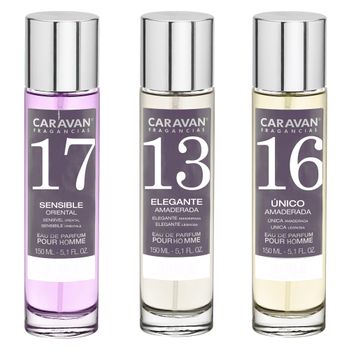 3x Caravan Perfume De Mujer Nº17 Nº16 Nº13 - 150ml.