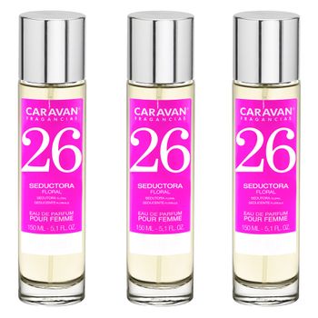3x Caravan Perfume De Mujer Nº26 - 150ml.