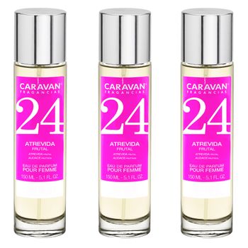 3x Caravan Perfume De Mujer Nº24 - 150ml.