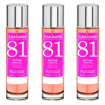 3x Caravan Perfume De Mujer Nº81 - 150ml.