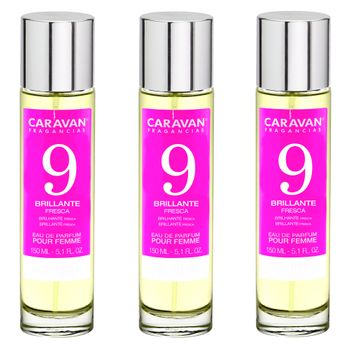 3x Caravan Perfume De Mujer Nº9 - 150ml.
