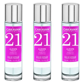 3x Caravan Perfume De Mujer Nº21 - 150ml.