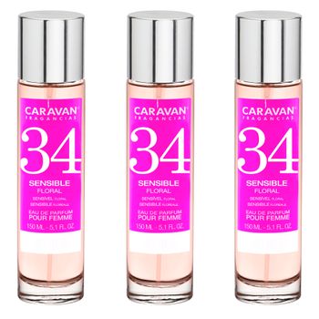 3x Caravan Perfume De Mujer Nº34 - 150ml.