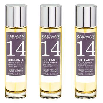 3x Caravan Perfume De Hombre Nº14 - 150ml.