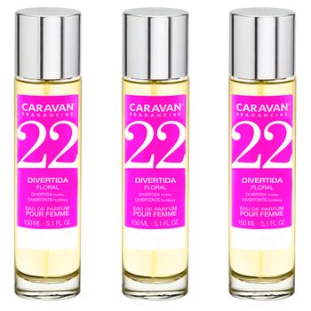 3x Caravan Perfume De Mujer Nº22 - 150ml.