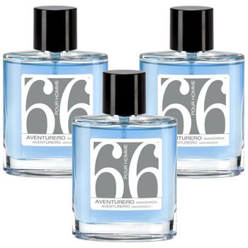 3x Caravan Happy Collection - Perfume De Hombre Nº66 - 100ml.