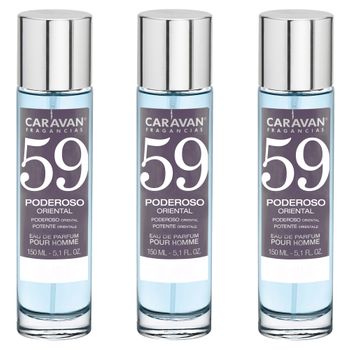 3x Caravan Perfume De Hombre Nº59 - 150ml.