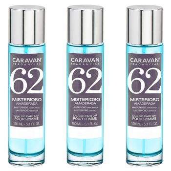 3x Caravan Perfume De Hombre Nº62 - 150ml.