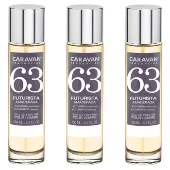 3x Caravan Perfume De Hombre Nº63 - 150ml.