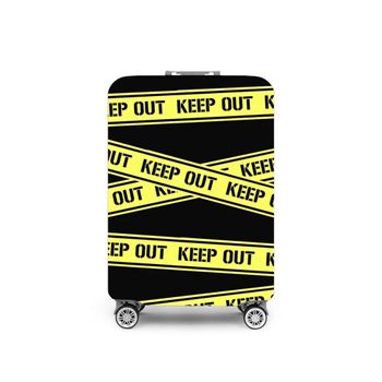 Funda Protectora 'keep Out' Para Maleta Grande (66-76 Cm) Reutilizable Con Cremallera