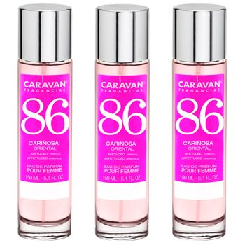 3x Caravan Perfume De Mujer Nº86 - 150ml.