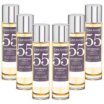 6x Caravan Perfume De Hombre Nº55 - 150ml.