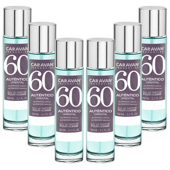 6x Caravan Perfume De Hombre Nº60 - 150ml.