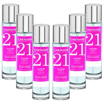 6x Caravan Perfume De Mujer Nº21 150 Ml