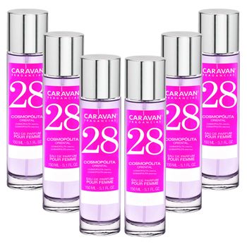 6x Caravan Perfume De Mujer Nº28 150 Ml