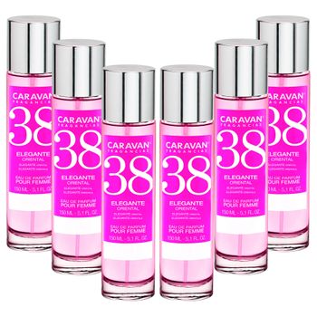 6x Caravan Perfume De Mujer Nº38 150 Ml