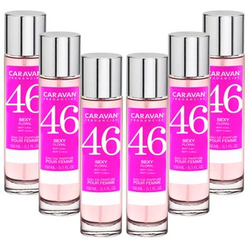 6x Caravan Perfume De Mujer Nº46 - 150ml.