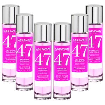 6x Caravan Perfume De Mujer Nº47 - 150ml