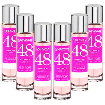 6x Caravan Perfume De Mujer Nº48 - 150ml.